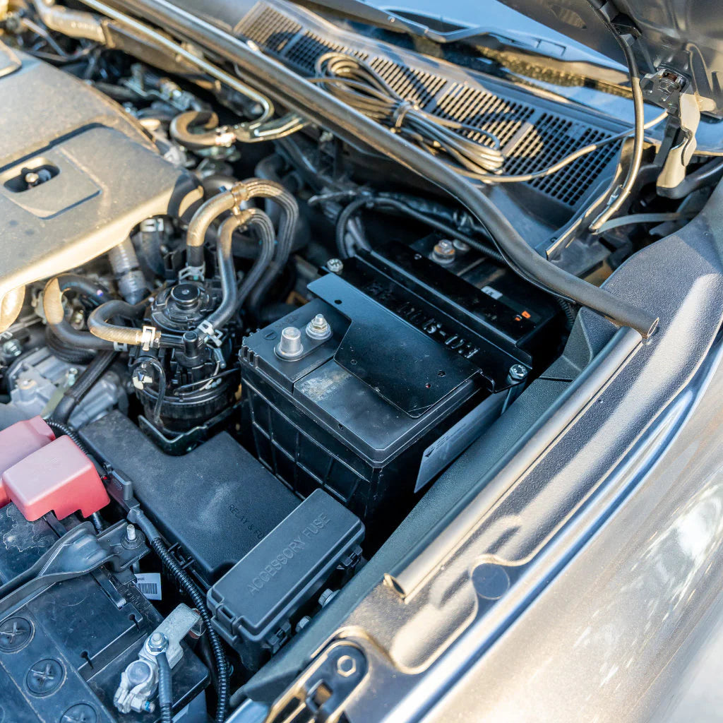 Under Bonnet Auxiliary Battery Mount for