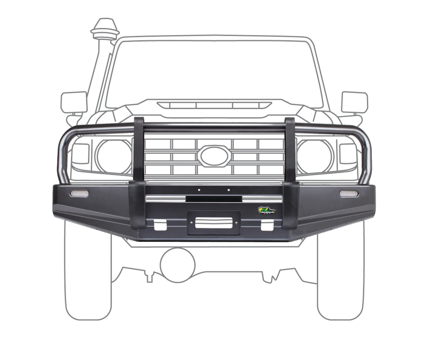 COMMERCIAL BULL BAR - LC70 (07-22)