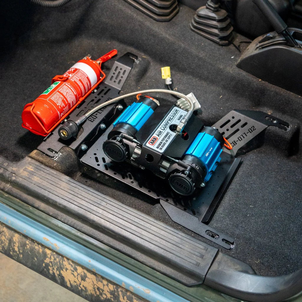 Under Seat Compressor & Fire Extinguishe