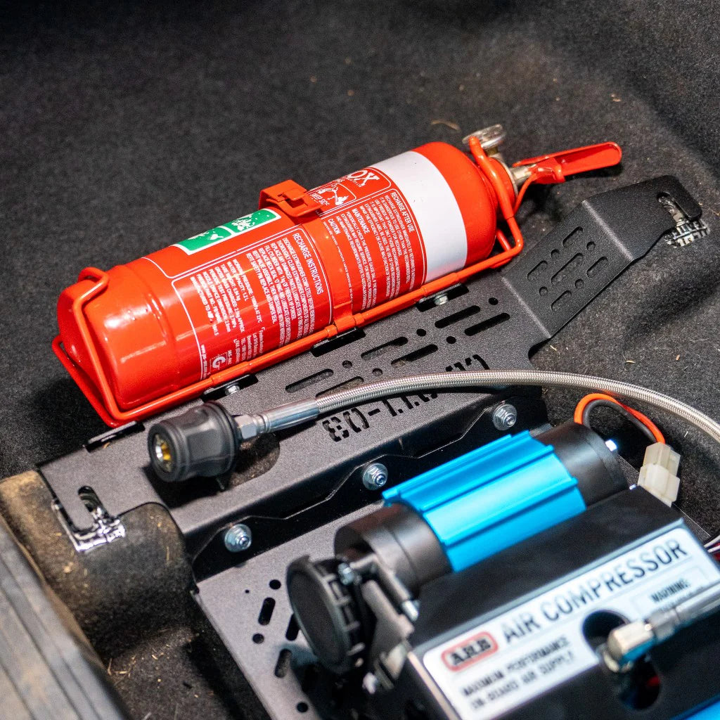 Under Seat Compressor & Fire Extinguishe