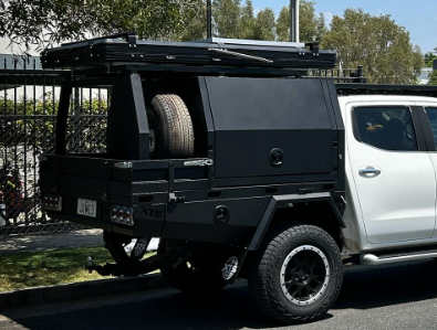 Rear Support Bar - Sand black