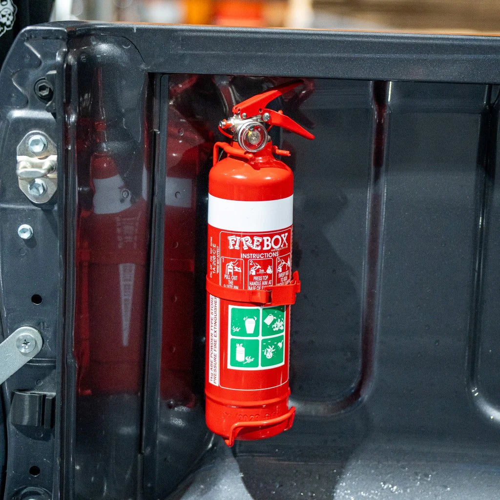 Vertical Tub Fire Extinguisher Bracket T