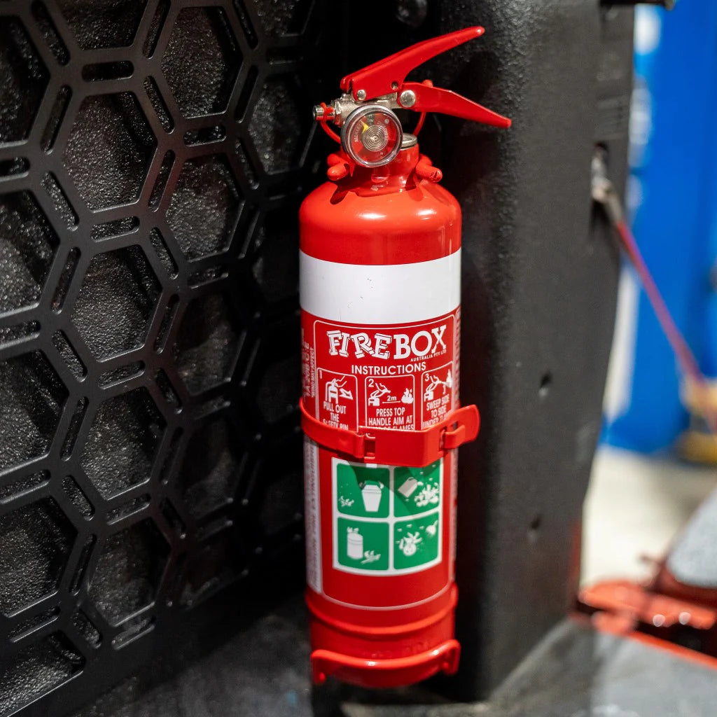 Vertical Tub Fire Extinguisher Bracket T