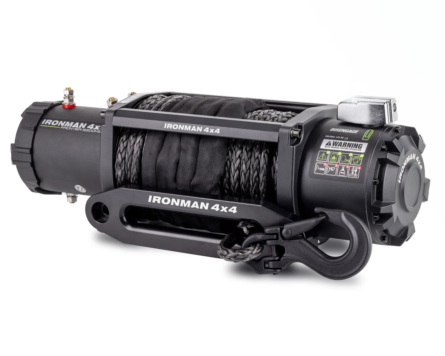 WINCH - FRONTIER 9500LB SYNTHETIC ROPE