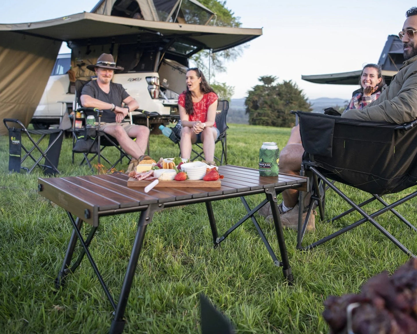 ALUMINIUM CAMP TABLE (HEIGHT ADJUSTABLE)