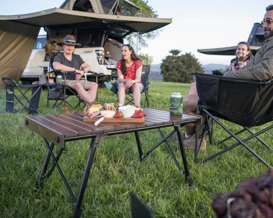 ALUMINIUM CAMP TABLE (HEIGHT ADJUSTABLE)