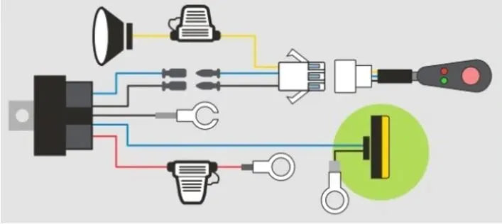 WIRING HARNESS LOOM - LED & WORK LIGHT