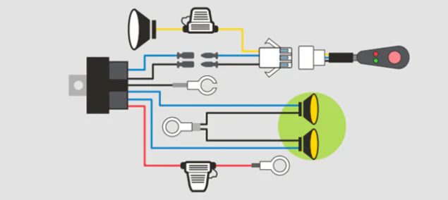 WIRING HARNESS LOOM - DRIVING LIGHTS