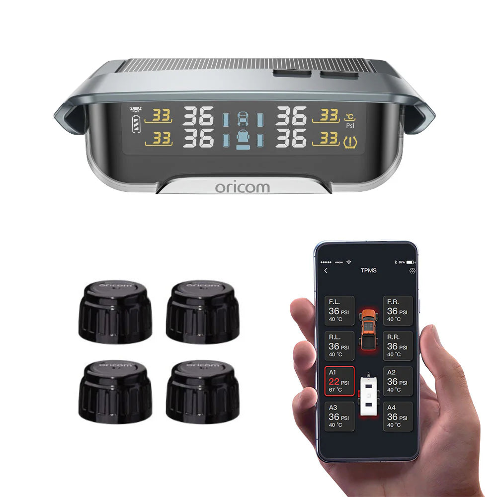 Oricom TPMS App Cont 4 Ext Sensors